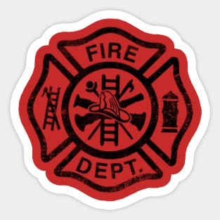 Firefighter Department Sticker